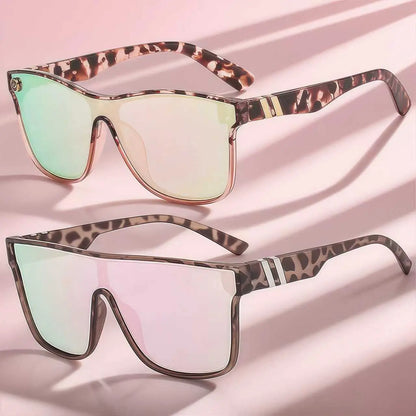 2Pcs Modern Rich Girl Sunglasses, Cute Unisex Trendy Casual Tortoiseshell Sunglasses for Everyday Use, Chic Metal Frame Cat Eye Sunglasses, Aviator Sunglasses, Outdoor Activities Travel Lightweight Durable UV Protection Tinted Lenses Sunglasses